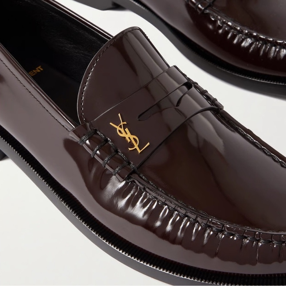 Saint Laurent Le Loafer 15 Cordovan Red
